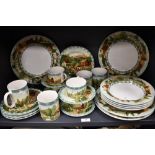 A modern Interiors Country Life pattern part tea and dinner service