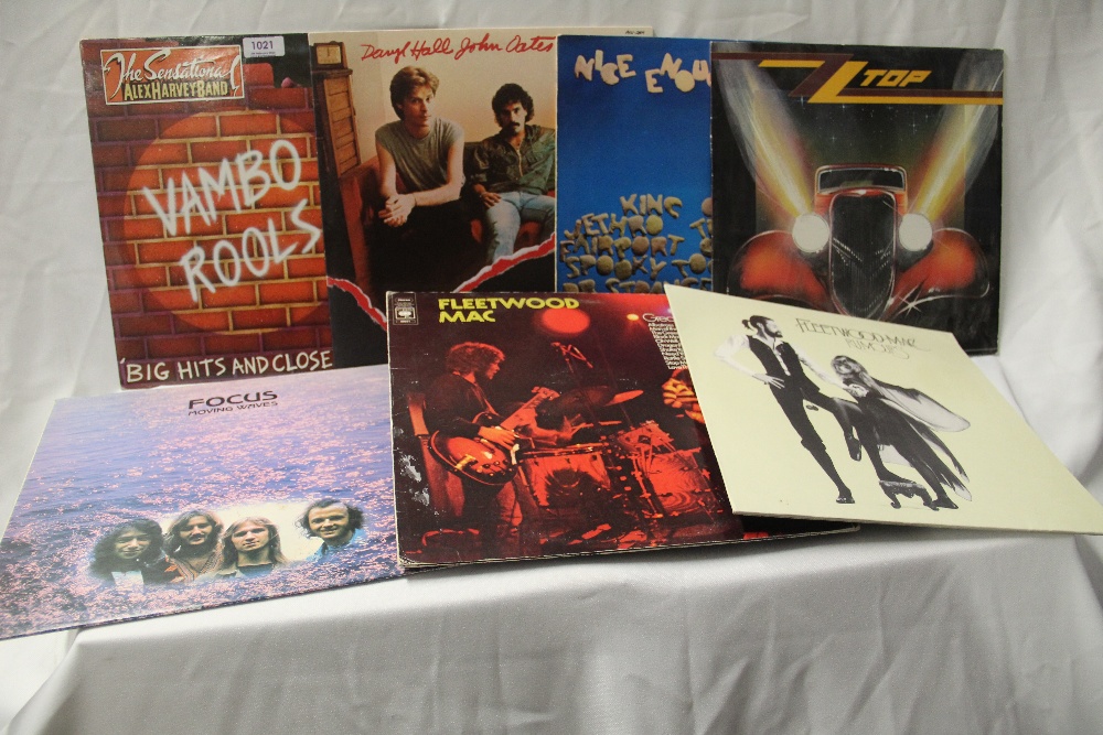 A lot of fifteen albums, rock and pop including The D+Sensational Alex Harvey Band, Fleetwood Mac,