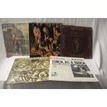 A lot of five original UK Jethro Tull albums - including a nice early Island label 'This Was'