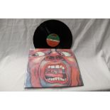 A King Crimson 'In the Court of the Crimson King' US Atlantic pressing in clean gatefold sleeve -