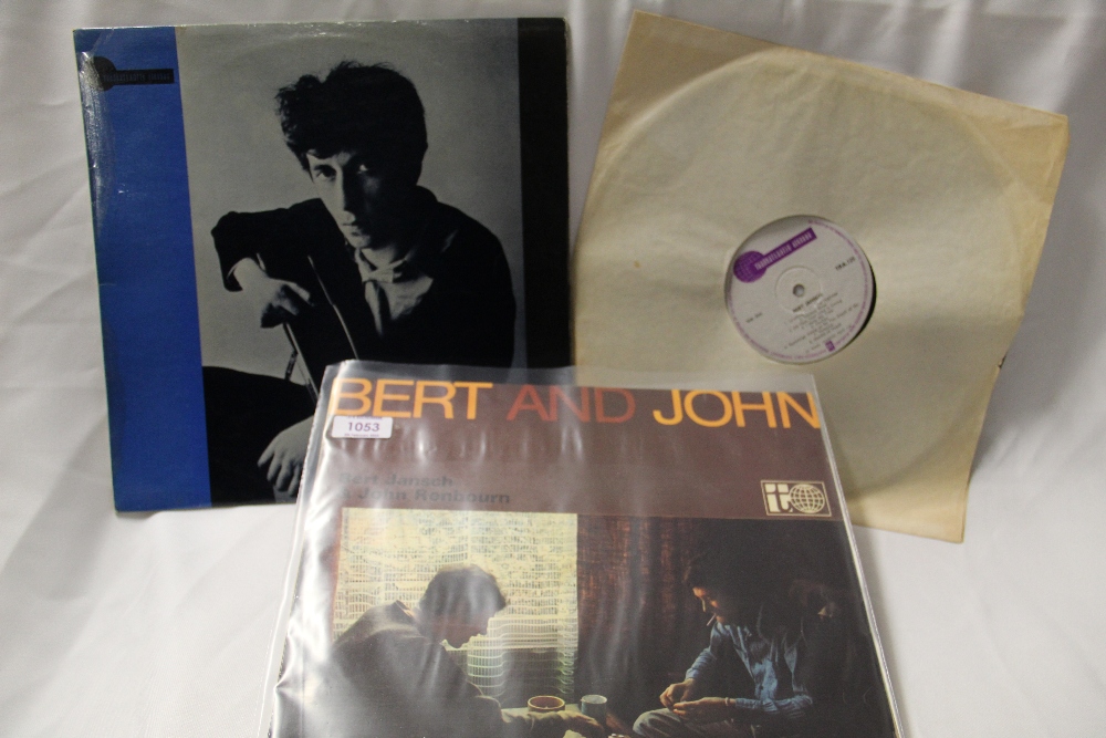 A nice pair of UK folk albums. Bert Jansch and John Renbourn, nice original pressings