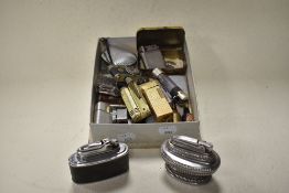 A collection of vintage lighters, to include desk top, novelty examples, including miniature