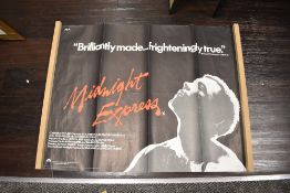 A UK Quad poster, 'Midnight Express'.