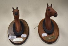 Two Beswick race horse plaques for Arkle no.2700 and Red Rum no.2702
