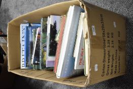 A box of books, of travel interest predominantly, to include Isle of Arran, Western Isles and more.