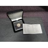A United Kingdom Royal Mint 2020 Queen Elizabeth II Half Sovereign in plastic capsule and case