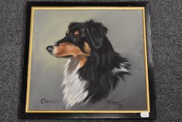 E Prosser, (20th century), a pastel sketch, Cheviot, border collie, signed and dated 1931, 35 x