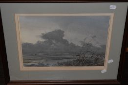 Bernard Eyre Walker, (1886-1972), a watercolour, Lakes landscape, signed, 27 x 37cm, later mounted