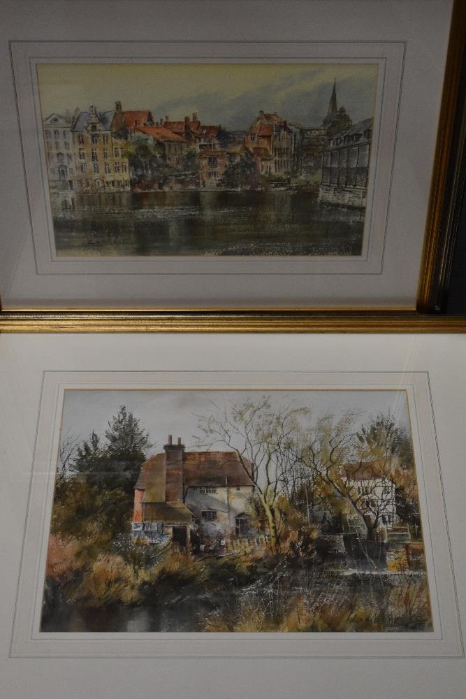 Lambert, (20th century), three watercolours, inc country landscape, each signed, 30 x 39cm, each - Image 2 of 2