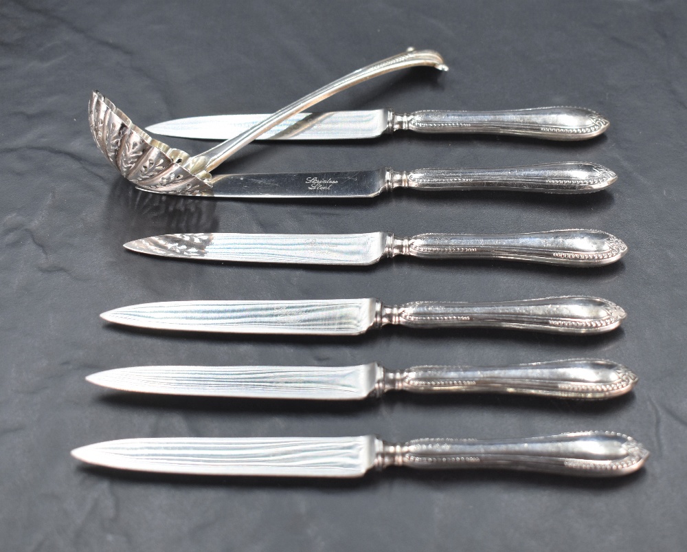 A Victorian silver Onslow pattern sifting spoon, with circular scalloped and pierced bowl, marks for