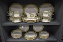A Royal Doulton Sonnet pattern H5012 part dinner and tea service, all pieces appear in good