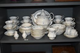 A Royal Albert Memory lane part tea and desert service including tea pot, bowls, tea cups and
