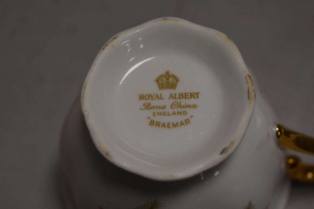 A vintage Royal Albert Braemar pattern part tea service. - Image 2 of 2