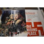 Eleven film cinema or movie quad posters for The Hiding Place by GTO Films all posters in good