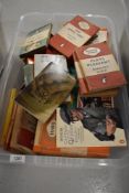 A carton of a large selection of Penguin books including 'The Adventures of Sherlock Holmes' by