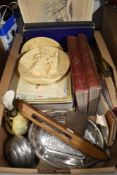 A miscellaneous lot including two boxed Bradex opera display plates titled 'Tosca' and 'Carmen', a