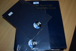 GB 1985-2007 COLLECTION OF NUMISMATIC COVERS IN ALBUM Royal Mail album with 28 numismatic coin