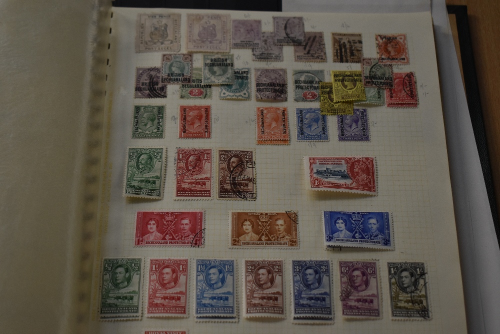 GB 1840's-1950's + VINTAGE EMPIRE COUNTRIES A TO C IN ALBUM M & U Raw vintage stamp collection, - Image 15 of 18