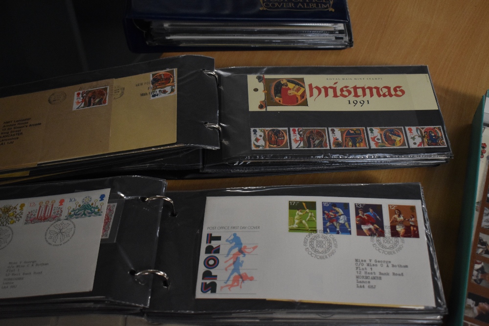 GB COLLECTION OF FIRST DAY COVERS, SOME PRES PACKS IN 3 ALBUMS Three first day covers albums with - Image 2 of 3