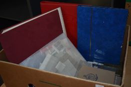 WORLD STAMP SORTER BOX, ALBUMS, LEAVES, STOCKCARDS ETC, ALL ERAS Stamp sorter box, with plenty to go