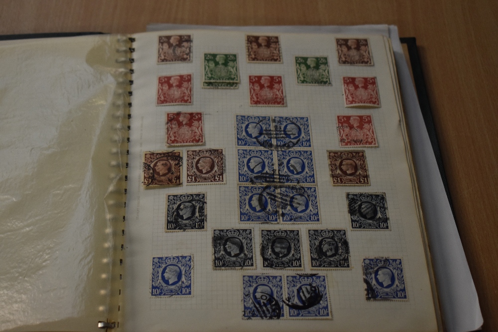 GB 1840's-1950's + VINTAGE EMPIRE COUNTRIES A TO C IN ALBUM M & U Raw vintage stamp collection, - Image 11 of 18