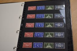 GB BRITISH EMPIRE, 1953 QEII CORONATION OMNIBUS, COMPLETE COLLECTION OF 106 STAMPS Complete run of
