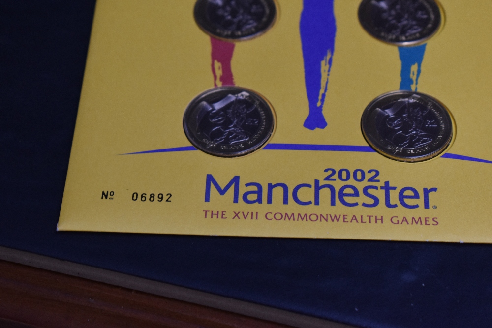 GB 2002 COMMONWEALTH GAMES NUMISMATIC FDC WITH 4x £2 COINS (SG RMC31) Fine first day cover for the - Image 5 of 5