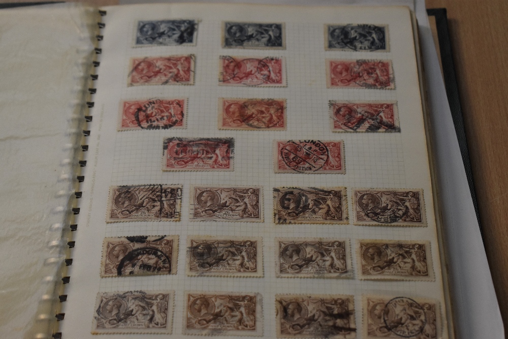 GB 1840's-1950's + VINTAGE EMPIRE COUNTRIES A TO C IN ALBUM M & U Raw vintage stamp collection, - Image 10 of 18
