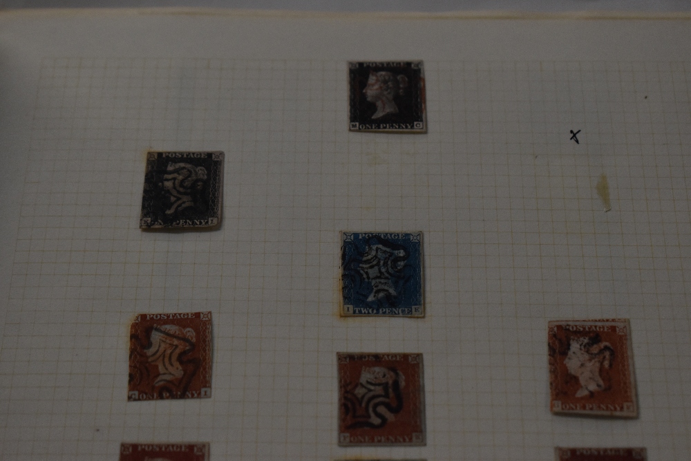 GB 1840's-1950's + VINTAGE EMPIRE COUNTRIES A TO C IN ALBUM M & U Raw vintage stamp collection, - Image 2 of 18