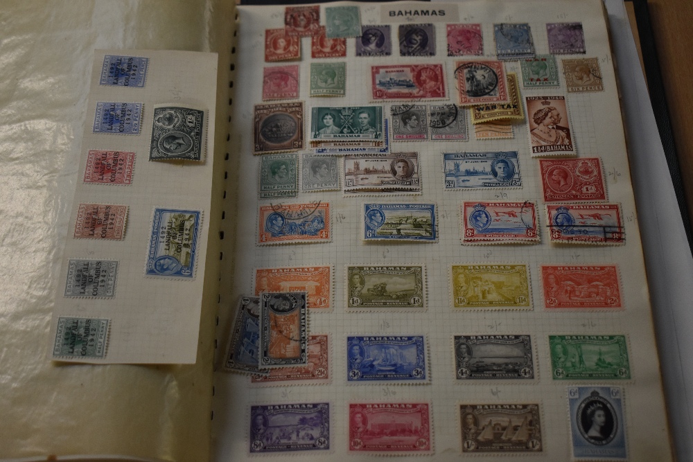 GB 1840's-1950's + VINTAGE EMPIRE COUNTRIES A TO C IN ALBUM M & U Raw vintage stamp collection, - Image 14 of 18