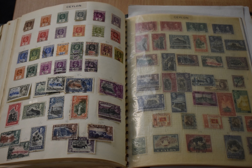 GB 1840's-1950's + VINTAGE EMPIRE COUNTRIES A TO C IN ALBUM M & U Raw vintage stamp collection, - Image 18 of 18