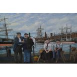 Thomas H Shuttleworth, (contemporary), after, a Ltd Ed print, Tall Ships Tall Stories, signed and