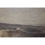 Oliver Hall R.A (1869-1957) watercolour 'Shap Fells', signed lower left, within a stepped card