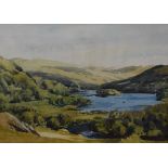 William Dodd (British 1908-1981) watercolours, a view of Rydal Water from White Moss, signed lower