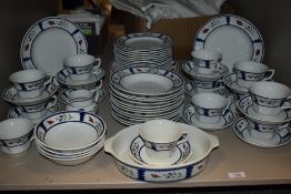 A selection of Adams 'Lancaster' table ware.