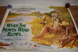 Two posters, 'When the north wind blows' and 'Guardian of the wilderness', of Eco/ nature interest.