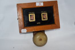 An Early 20th century Gents of Leicester butlers bell box.
