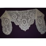 A highly intricate Victorian lace fischu.