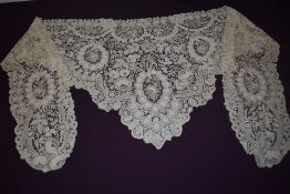 A highly intricate Victorian lace fischu.