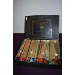 A scarce cabinet of early 20th century silk thread, C A Rickards Ltd, Bradford, Eng, 'Sylvan'