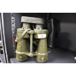 A pair of reproduction military binoculars