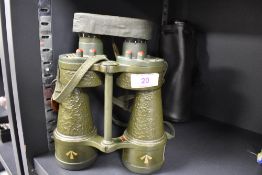 A pair of reproduction military binoculars