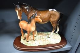 A Beswick figure group of a Foal and Mare no.953.