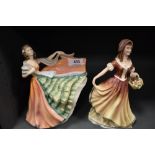 A Royal Doulton figure study Ann HN3259 and a Renaissance Petite Ladies Lisa