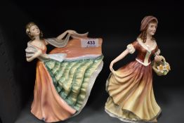 A Royal Doulton figure study Ann HN3259 and a Renaissance Petite Ladies Lisa
