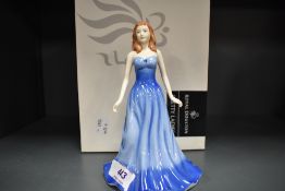 A Royal Doulton figure study from the Gemstone collection Sapphire HN4978 with box and certificate.