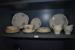 A collection of vintage Grindley Creampetal table ware, having floral transfer pattern,