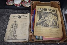 A collection of vintage magazines 'The Tailor and Cutter' predominantly 1940s-50s.