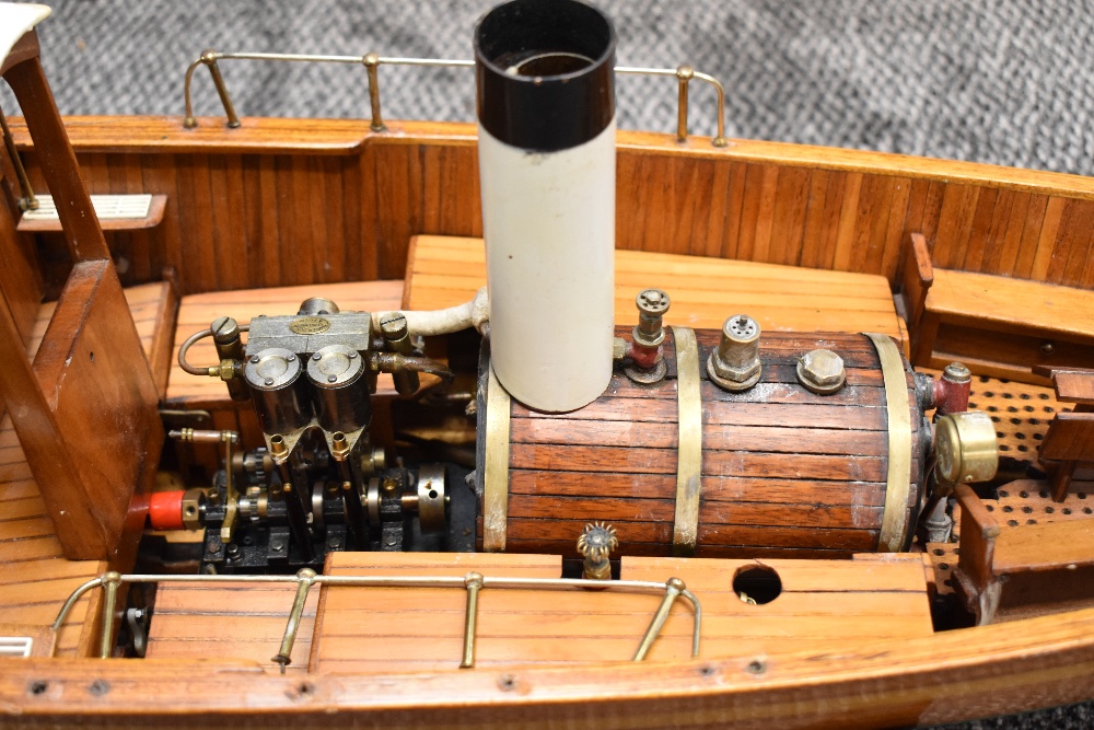 A Marten Howes & Baylis 1/12 scale Live Steam Model, S L Branksome 1896 Windermere Cruiser having - Image 2 of 5