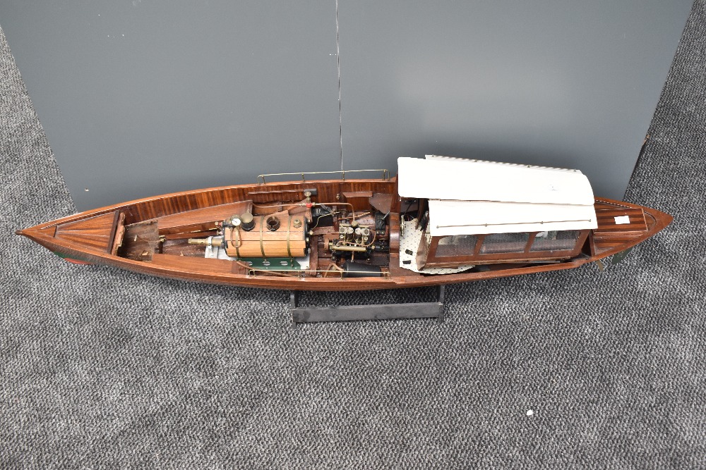 A Marten Howes & Baylis 1/12 scale Live Steam Model, Edwardian Style River Launch having four